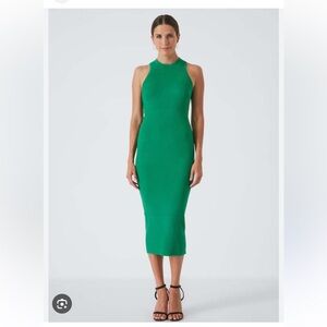 Chic Green Midi Dress
